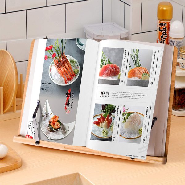 Book Stand Cookbook Holder Foldable Design China Factory Directsales - Image 2