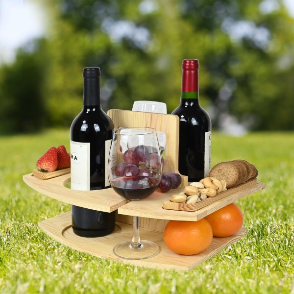 Wooden Picnic Tray Outdoor Picnic Table China Factory - Image 2