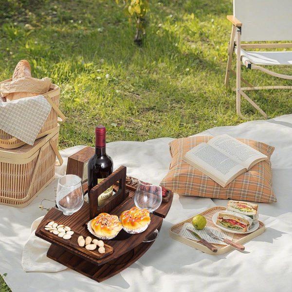 Wooden Picnic Tray Outdoor Picnic Table China Factory - Image 5