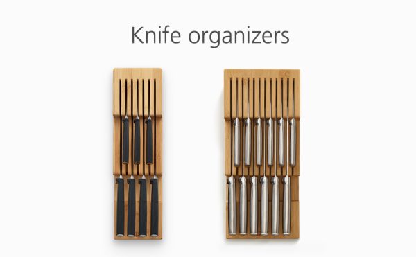 Bamboo Knife Organizer Kitchen Organization AND Drawer Storage China Factory Directsales