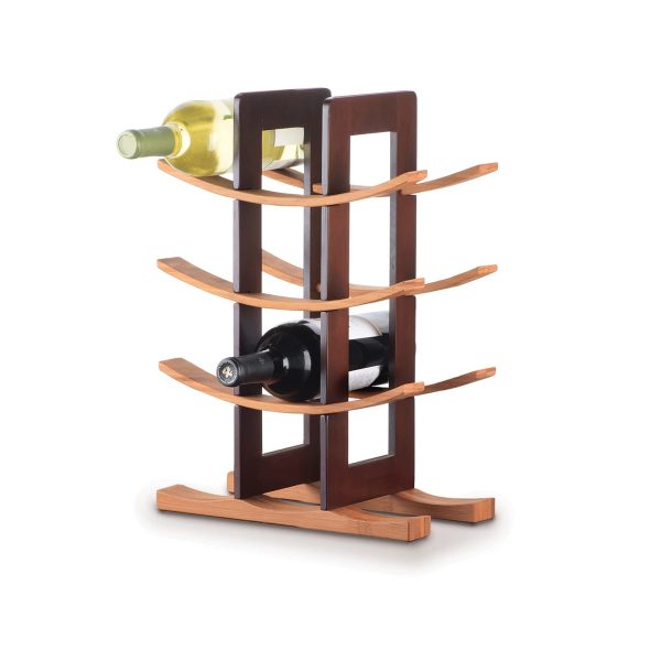 China Factory Direct Supplier 4-Tier Bamboo Wine Rack 12 Bottle Capacity Wine Racks - Image 7