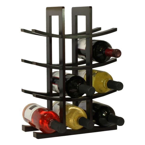 China Factory Direct Supplier 4-Tier Bamboo Wine Rack 12 Bottle Capacity Wine Racks - Image 6