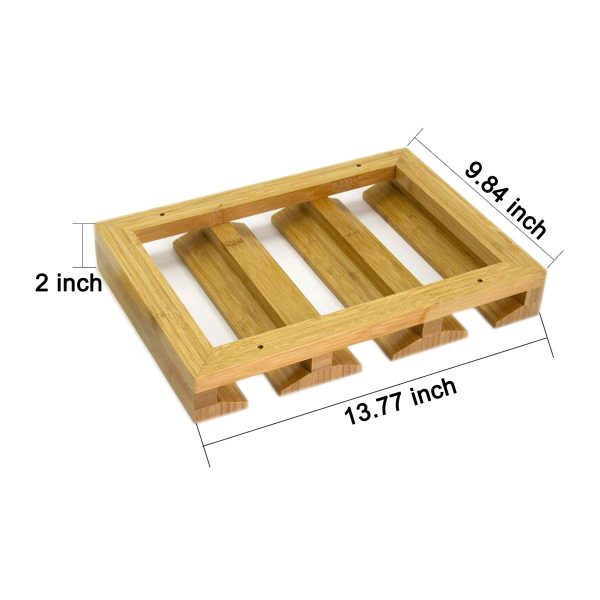 China Factory Direct Supplier Durable and Elegant Bamboo Under Cabinet Stemware Rack Bamboo Wine Glass Holder - Image 6