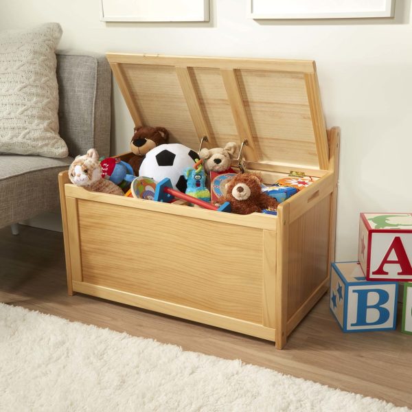 China Factory Direct Supplier Wood Furniture For Playroom Children's Storage Chest With Lid Covers