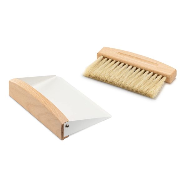 China Factory Direct Supplier Wooden Dust Pan Brush For Sweeping Table Tabletop Compact Horsehair Brush For Sweeping Countertop - Image 6