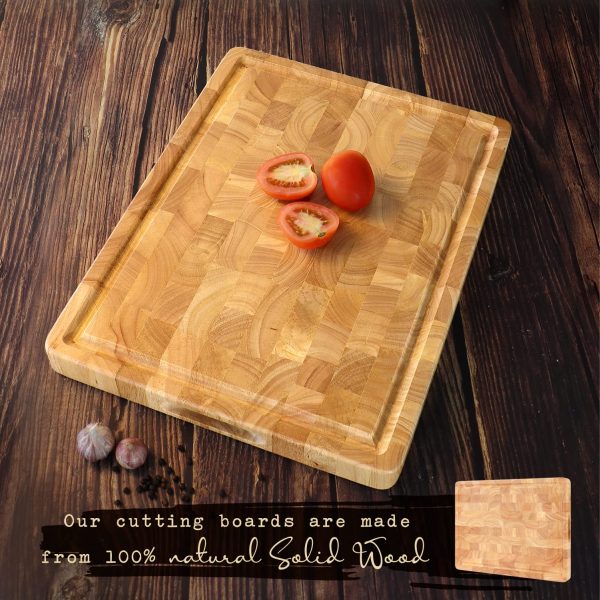 China Factory Direct Supplier Wooden Cutting Board End Grain Cutting Board Wooden Butcher Block Chopping Board