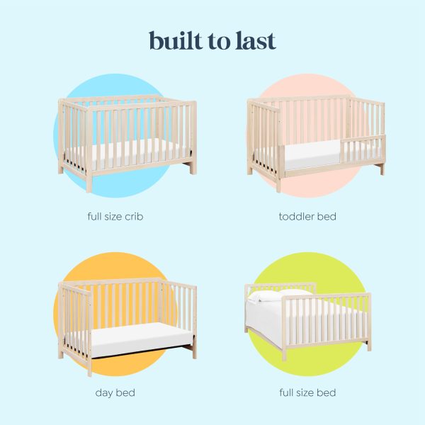 China Factory Direct Supplier Wood Crib With Four Adjustable Heights Baby Fence Firmness Wooden Infant Crib Fence Baby Fence Firmness Convertible Crib - Image 3