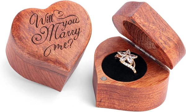 Wood Jewelry Ring Box Gift Box China Custom Factory - Image 2