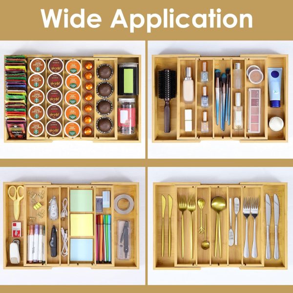 Bamboo K Cup Drawer Organizer China Factory - Image 5